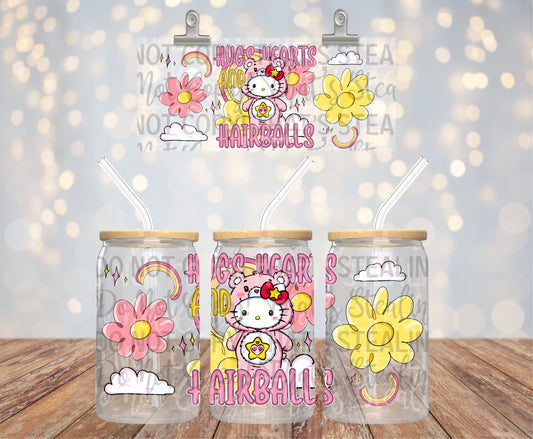 16ozPink Yellow Kitty