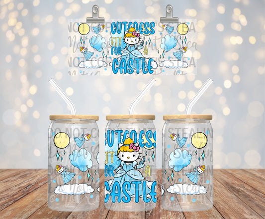 16oz blue kitty cind