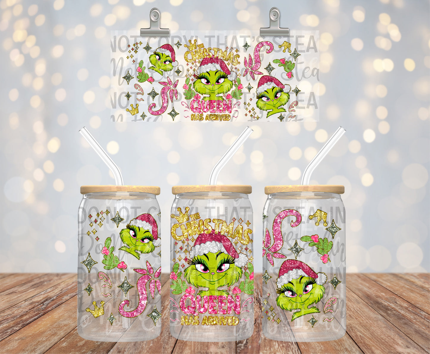 16oz Green baby christmas