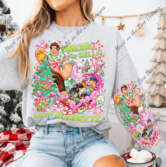 Wreck The Halls Mock Sleeve